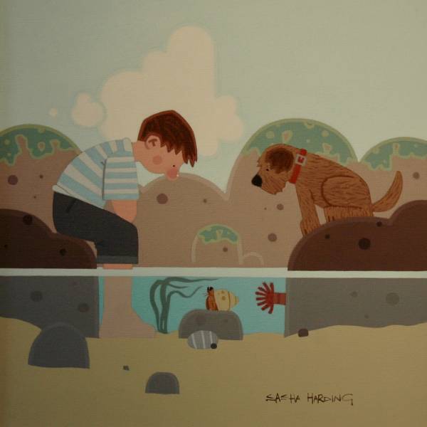 - Acrylic on Canvas, Painting by Sasha Harding, measuring 39 x 39 cm (H x W) framed at 50 x 50 cm £1550